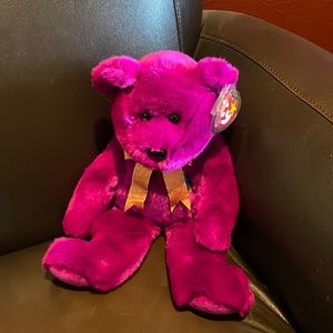 1999 Millennium Bear Ty Beanie Buddy